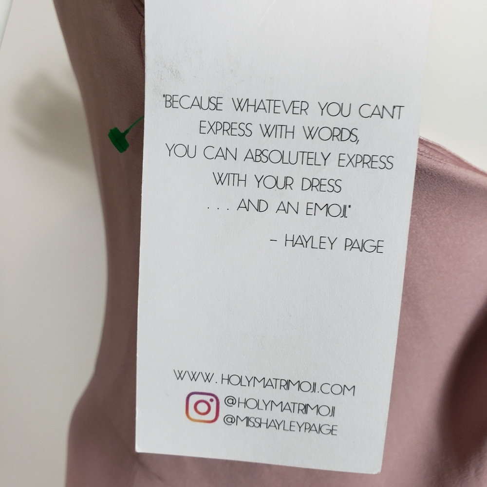Hayley Paige occasions 5817 Dusty Rose size 8 - Picture 7 of 15